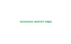 Decorating the Wedding Buffet Table - Whiteme.